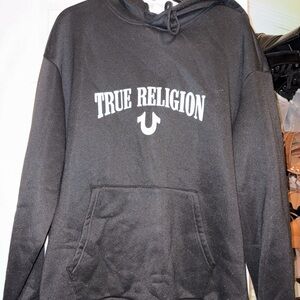 True Religion Charcoal Hoodie for Men